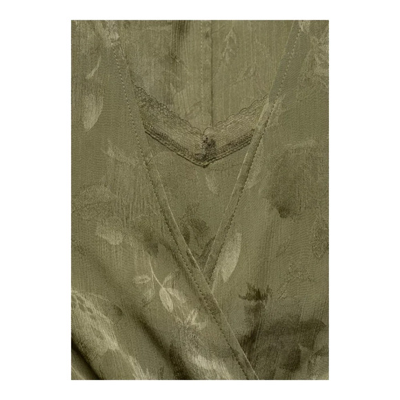 Mango [4] Satin floral jacquard dress - Picture 6 of 7